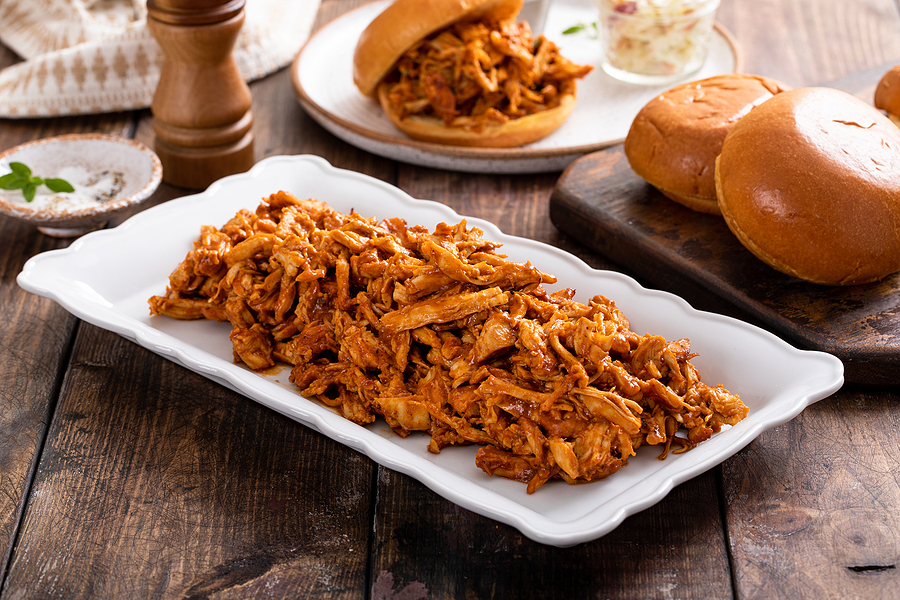 bigstock Pulled Bbq Chicken On A Servin 460915431 | Stay at Home Mum.com.au