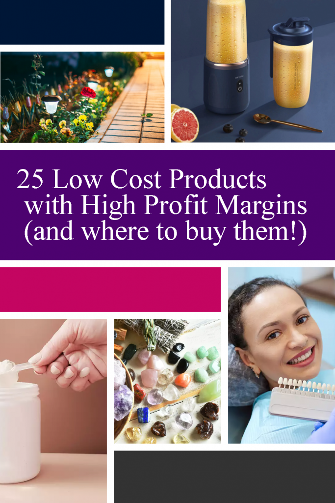 25 low cost products with high profit margins and where to buy them pin 1 | Stay at Home Mum.com.au