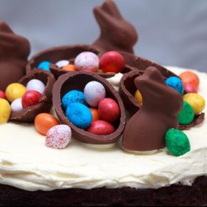 Nutella Easter Chocolate Cake