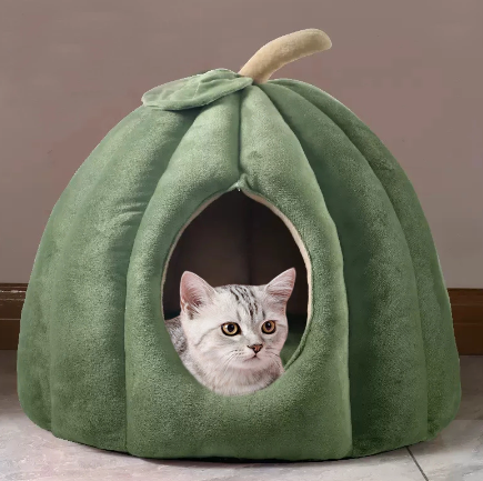 Rumah Kucing Tidur Kucing Produk Haiwan Peliharaan Kucing Labu Rumah Labu Katil Kucing Kucing Kennel |  Tinggal di Rumah Mum.com.au