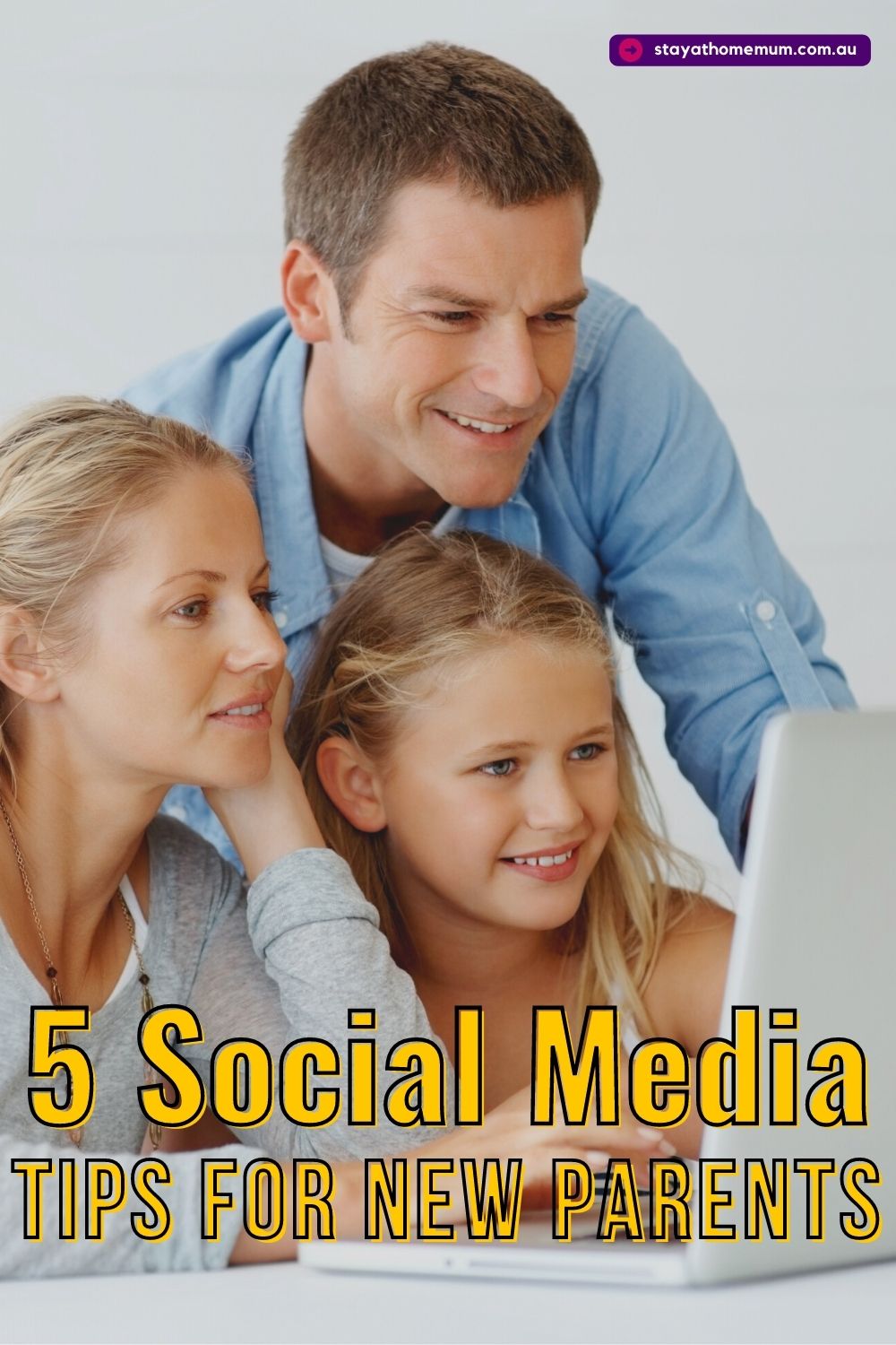 5 Social Media Tips for New Parents Pinnable