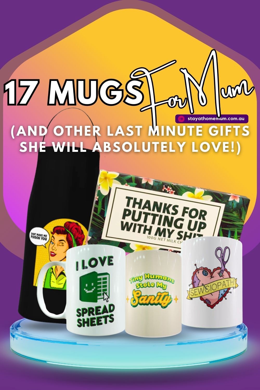 17 Mugs For Mum (and other last minute gifts she will absolutely love!) Pinnable