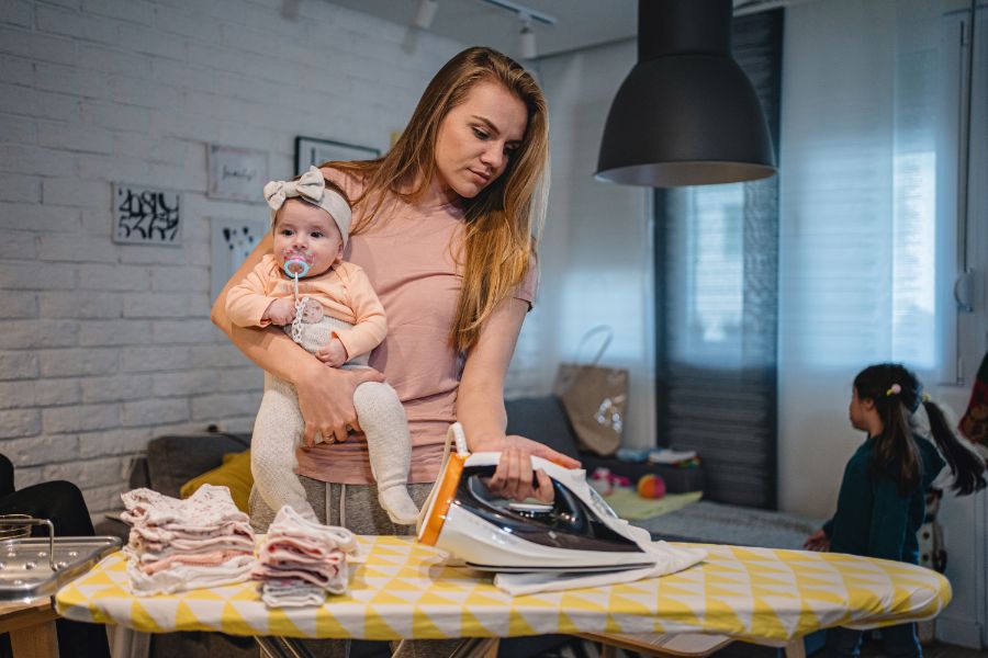mum baby toddler ironing clothes 1 | Stay at Home Mum.com.au