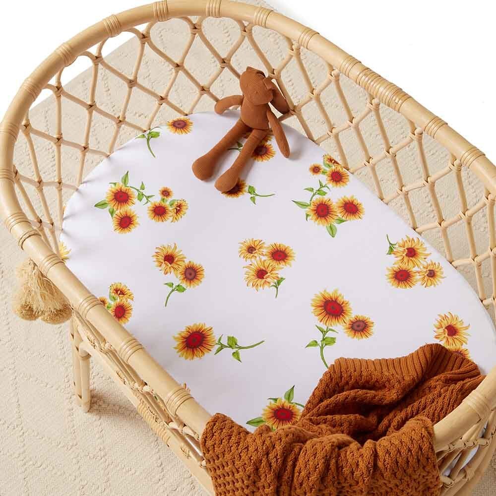 sunflower bassinet sheet change pad cover 919821 1000x a4cc84c5 aed3 4256 b824 | Stay at Home Mum.com.au