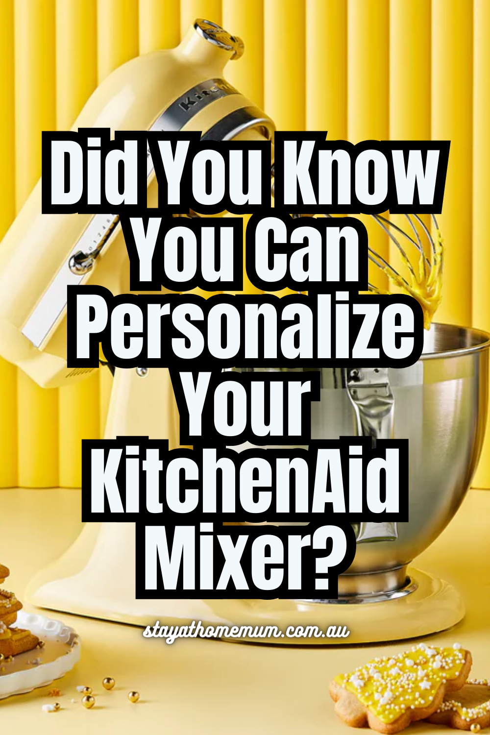 Did You Know You Can Personalize Your KitchenAid Mixer? Pinnable